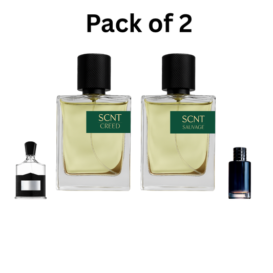 Pack of Two Scnt Sauvage and Scnt Creed