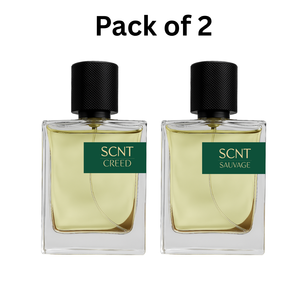 Pack of Two Scnt Sauvage and Scnt Creed
